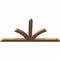 Ekena Millwork Richland Timber Gable Bracket, Western Red Cedar, 96"W x 48"H x 3 1/2"D x 5 1/2"F, 12/12 Pitch GBW096X48X0406RIC00SWR - alternate 4